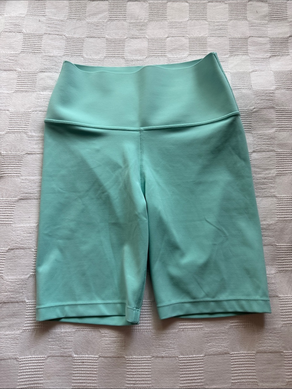 Carbon38 Mint Green High-Rise Biker Shorts Sz S